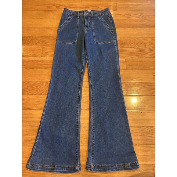 Knox Rose High Rise Anywhere Flare Jeans Size 4 - Picture 1 of 5